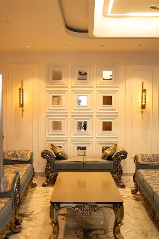 Accent wall detail